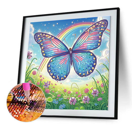 Butterfly - Special Shaped Drill Diamond Painting 30*30CM