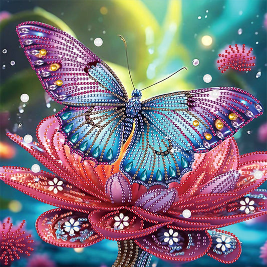 Butterfly - Special Shaped Drill Diamond Painting 30*30CM