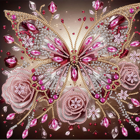 Butterfly - Special Shaped Drill Diamond Painting 30*30CM