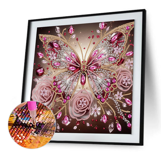 Butterfly - Special Shaped Drill Diamond Painting 30*30CM