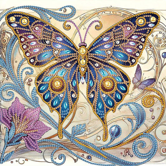 Butterfly - Special Shaped Drill Diamond Painting 30*30CM