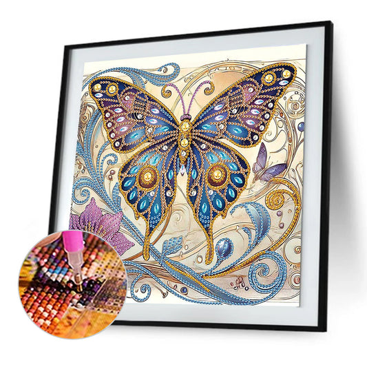 Butterfly - Special Shaped Drill Diamond Painting 30*30CM