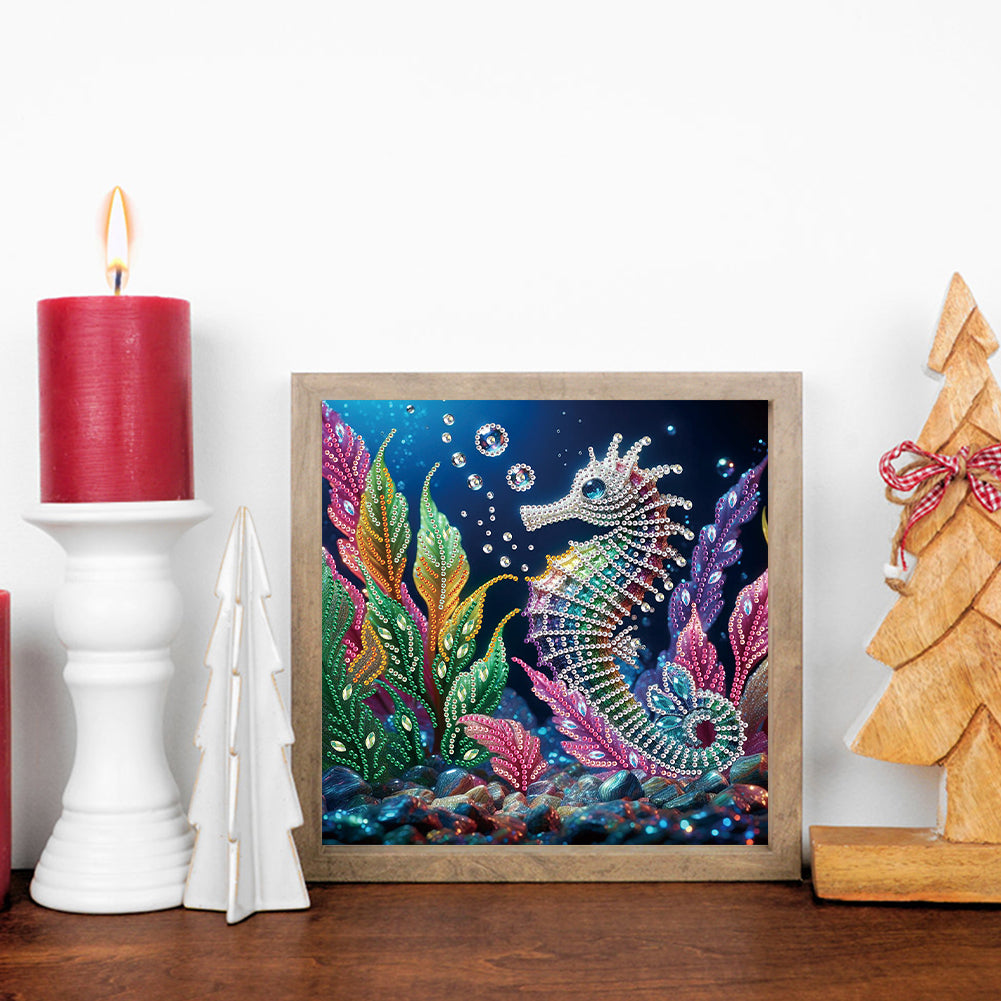 Seahorse - Special Shaped Drill Diamond Painting 30*30CM