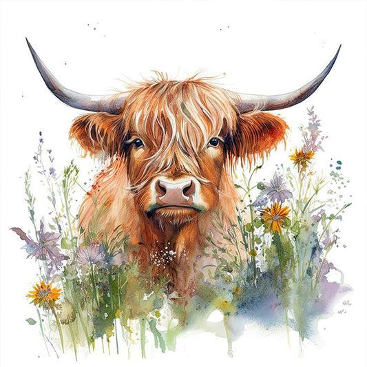 Yak - 11CT Stamped Cross Stitch 40*40CM