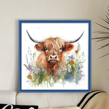 Yak - 11CT Stamped Cross Stitch 40*40CM