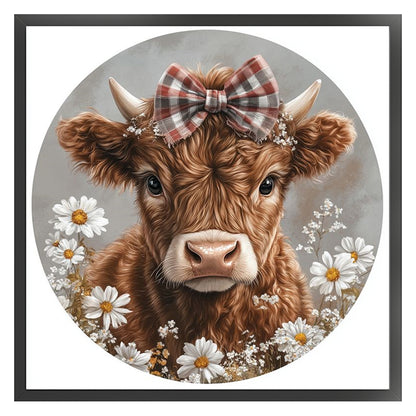 Yak Daisy - 11CT Stamped Cross Stitch 40*40CM