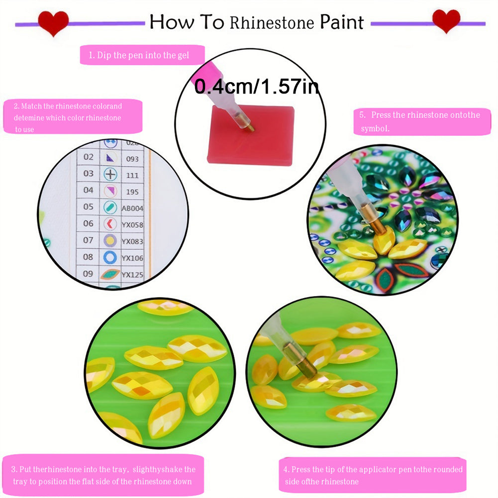 Wooden PET DIY Diamond Painting Magnets Jar Opener Kit Decorative Kitchen Tool