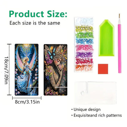 2Pcs Acrylic DIY Animals Diamond Painting Phone Holder Diamond Art Phone Bracket