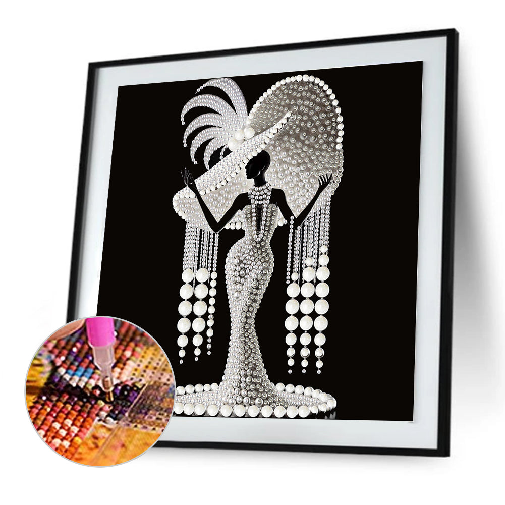 Girl - Special Shaped Drill Diamond Painting 30*30CM