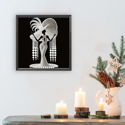 Girl - Special Shaped Drill Diamond Painting 30*30CM