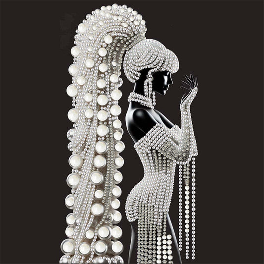 Girl - Special Shaped Drill Diamond Painting 30*30CM