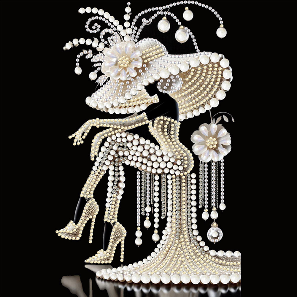Girl - Special Shaped Drill Diamond Painting 30*30CM