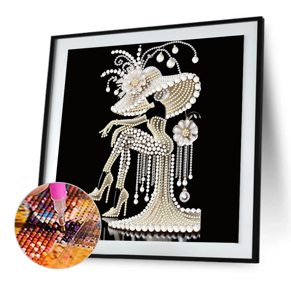 Girl - Special Shaped Drill Diamond Painting 30*30CM