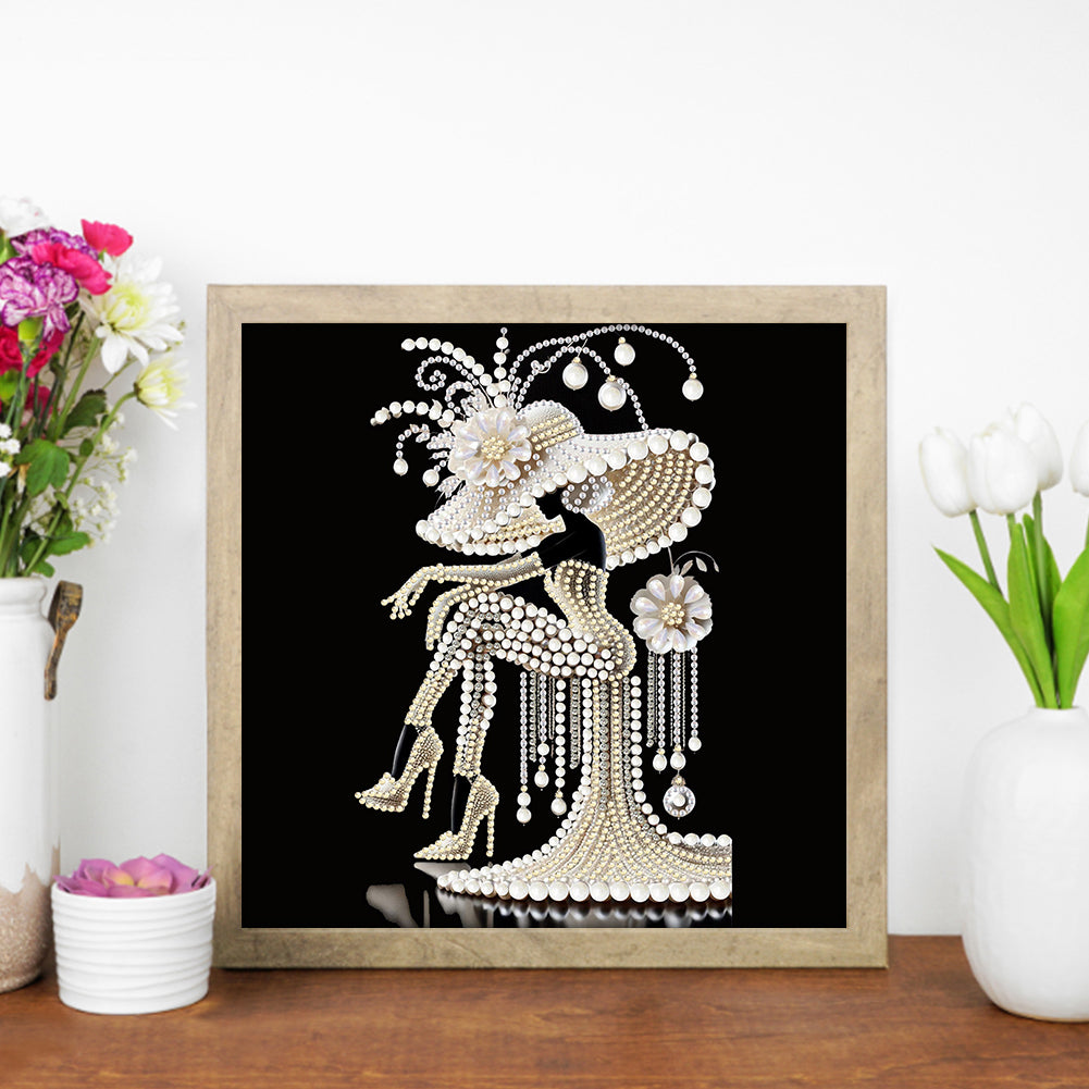 Girl - Special Shaped Drill Diamond Painting 30*30CM