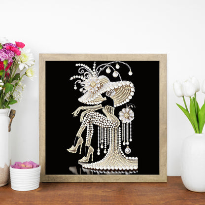 Girl - Special Shaped Drill Diamond Painting 30*30CM