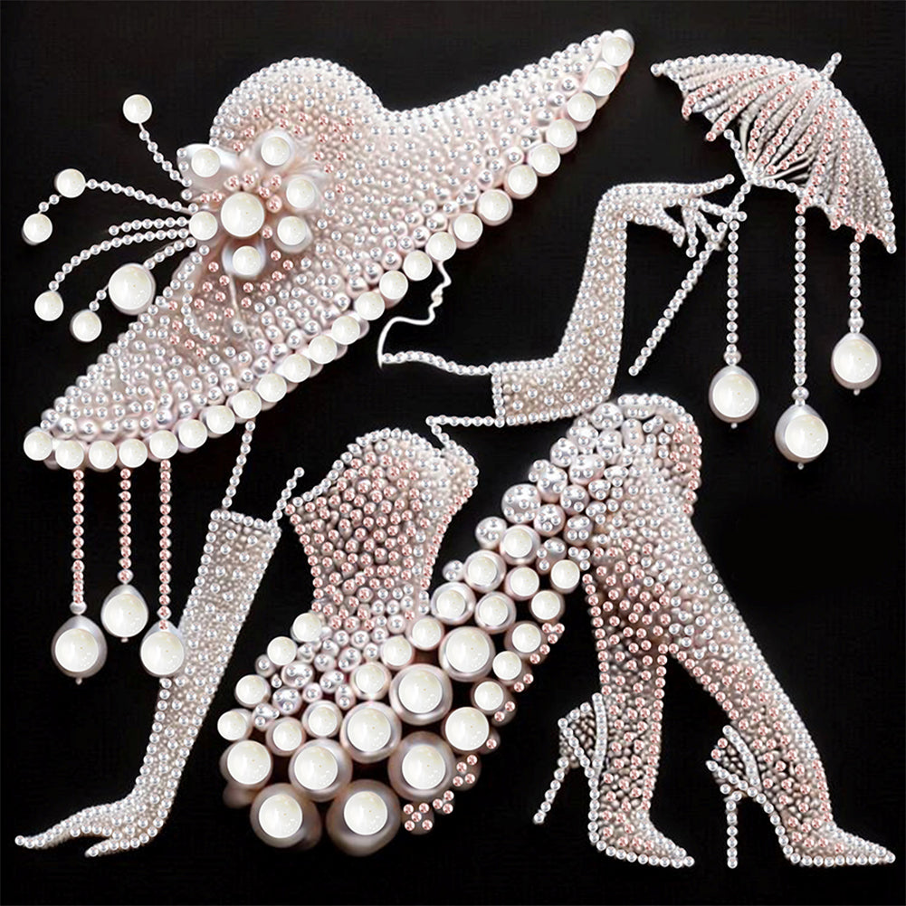 Girl - Special Shaped Drill Diamond Painting 30*30CM
