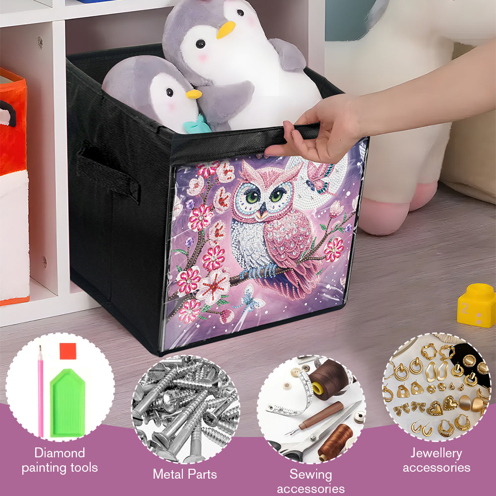 DIY Diamond Painting Storage Box Canvas Organizer Box Diamond Painting Kit
