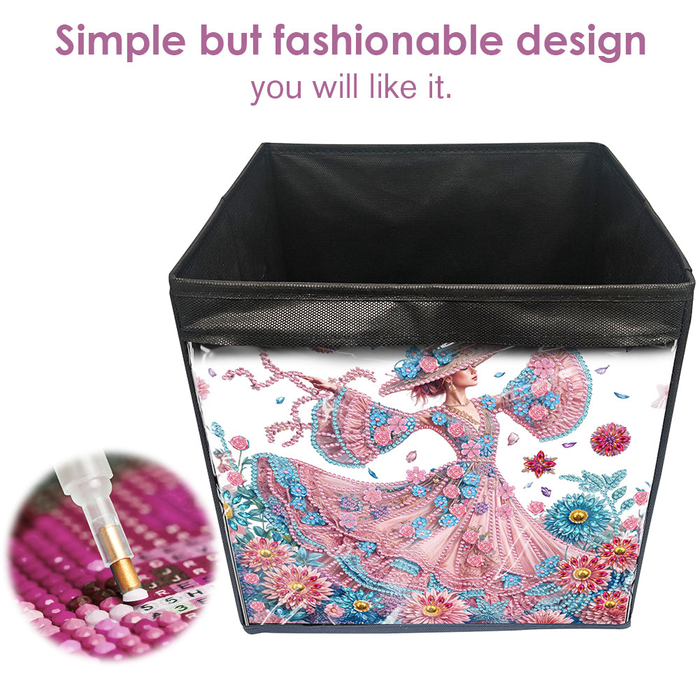 DIY Diamond Painting Storage Box Canvas Organizer Box Diamond Painting Kit