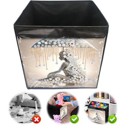DIY Diamond Painting Storage Box Canvas Organizer Box Diamond Painting Kit