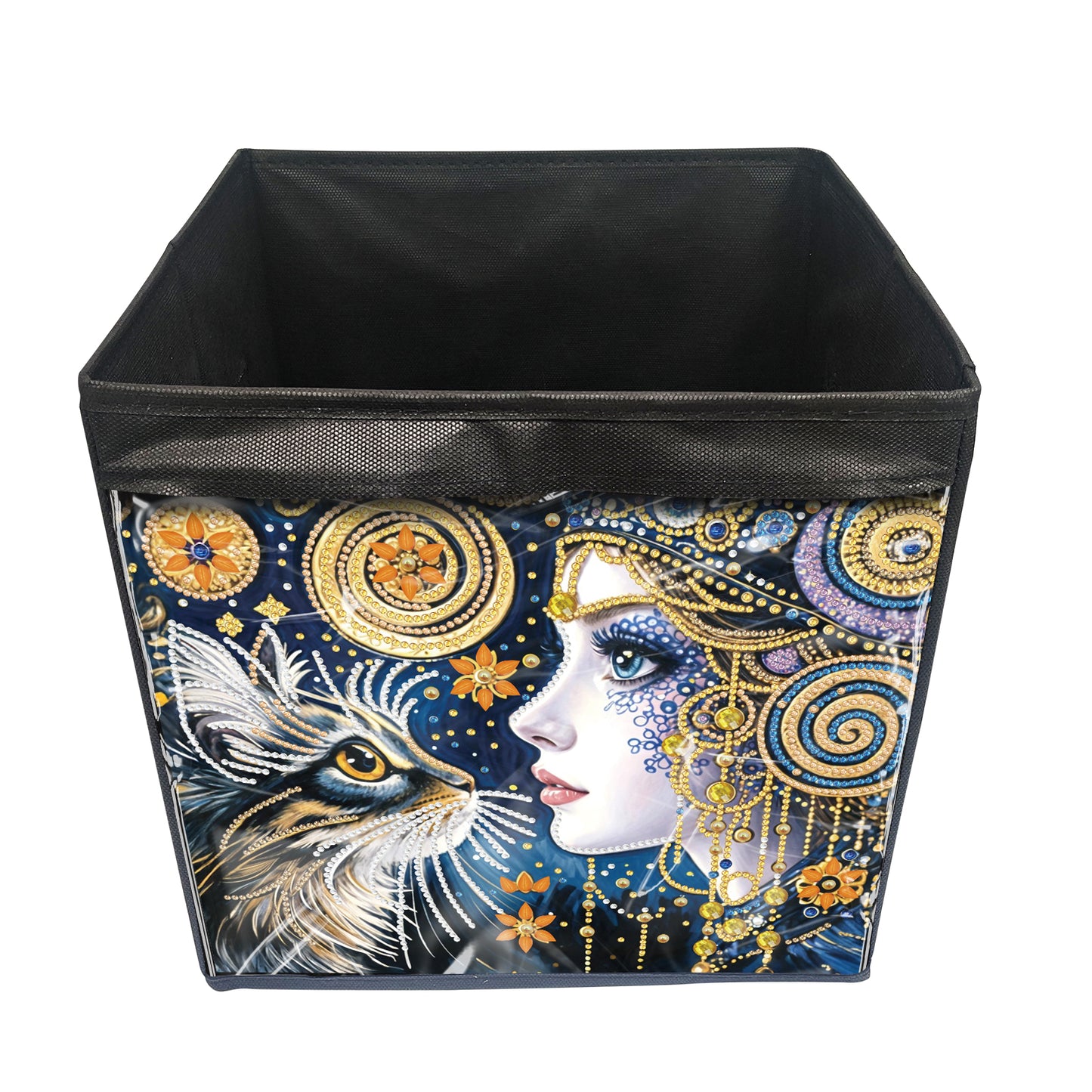 DIY Diamond Painting Storage Box Canvas Organizer Box Diamond Painting Kit