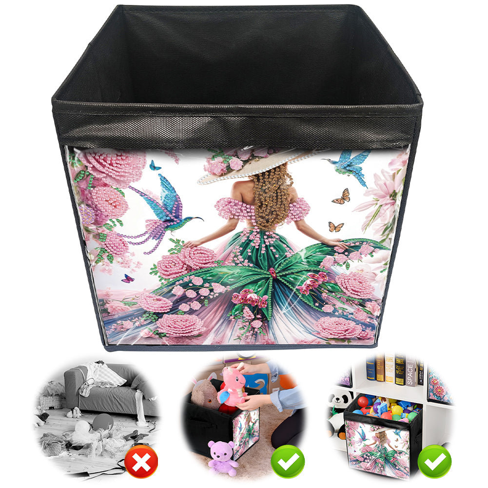 DIY Diamond Painting Storage Box Canvas Organizer Box Diamond Painting Kit