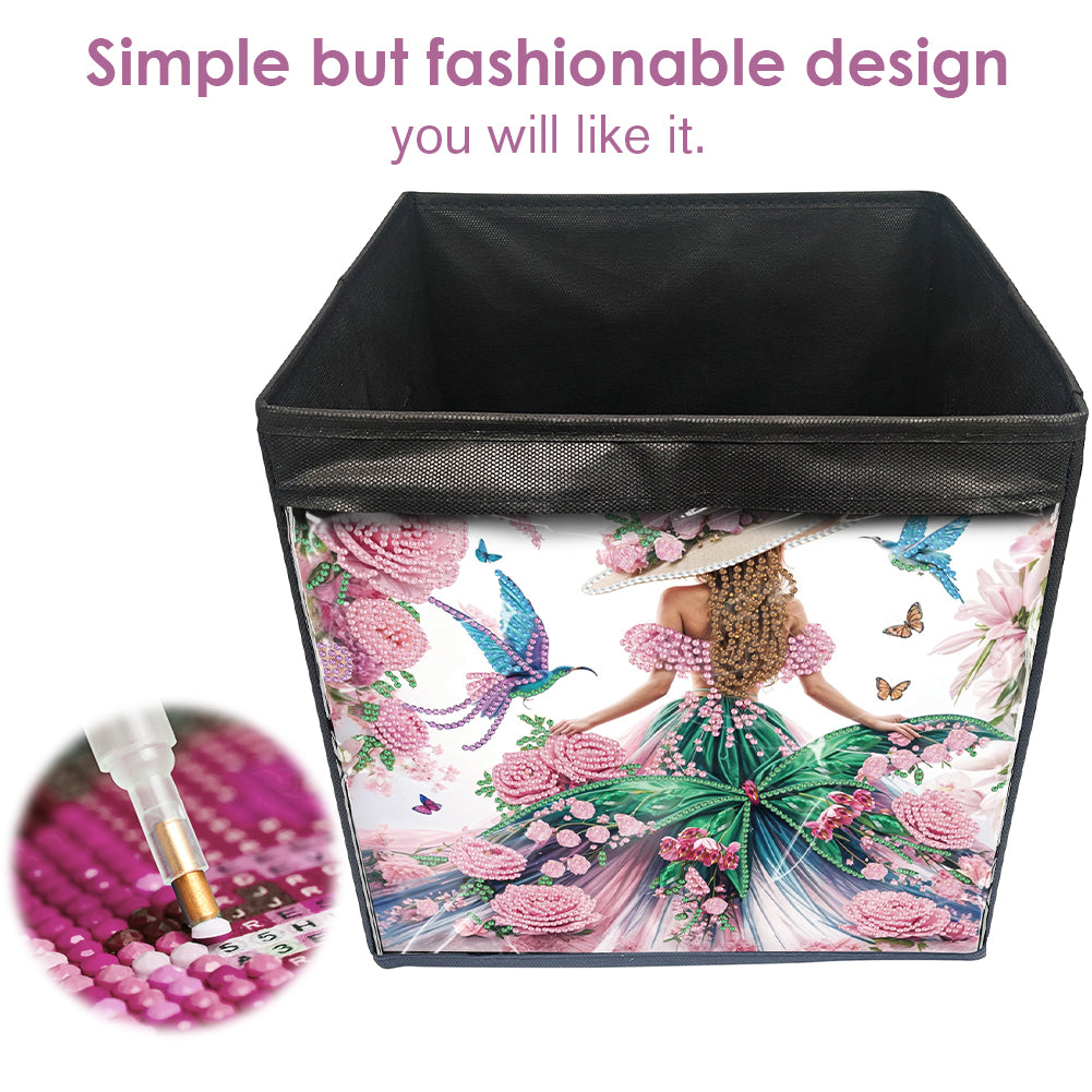 DIY Diamond Painting Storage Box Canvas Organizer Box Diamond Painting Kit