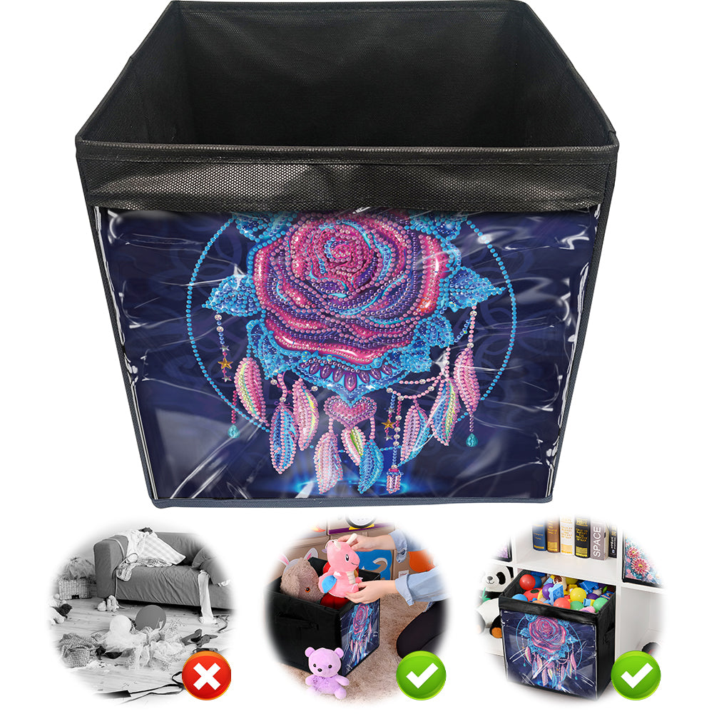 DIY Diamond Painting Storage Box Canvas Organizer Box Diamond Painting Kit