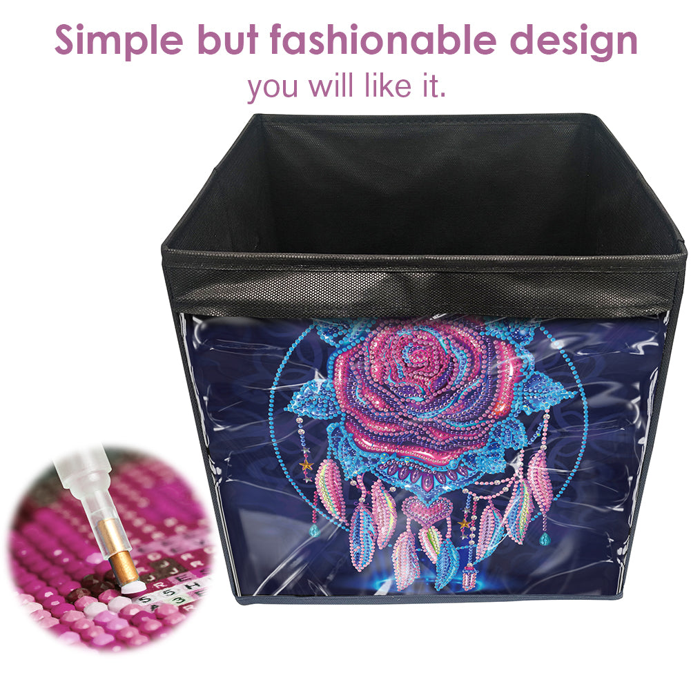 DIY Diamond Painting Storage Box Canvas Organizer Box Diamond Painting Kit