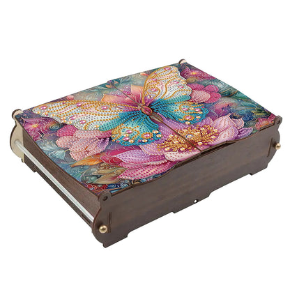 Diamond Painting Storage Box DIY 5D Diamond Painting Jewelry Box for Women Girls