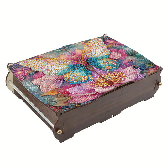 Diamond Painting Storage Box DIY 5D Diamond Painting Jewelry Box for Women Girls