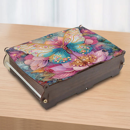 Diamond Painting Storage Box DIY 5D Diamond Painting Jewelry Box for Women Girls