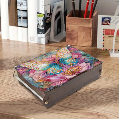 Diamond Painting Storage Box DIY 5D Diamond Painting Jewelry Box for Women Girls