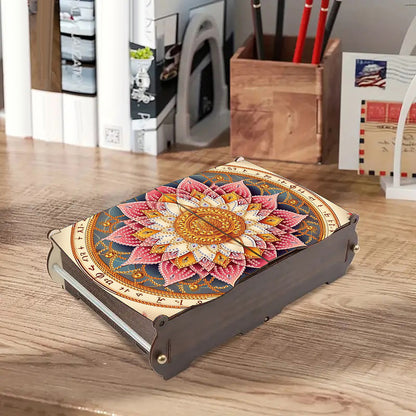 Diamond Painting Storage Box DIY 5D Diamond Painting Jewelry Box for Women Girls