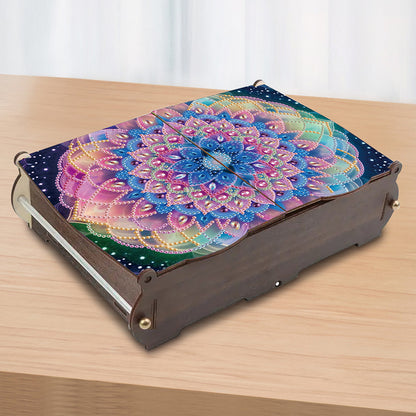 Diamond Painting Storage Box DIY 5D Diamond Painting Jewelry Box for Women Girls