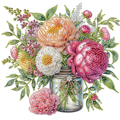 Flower - Special Shaped Drill Diamond Painting 30*30CM