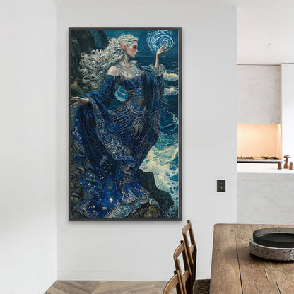 Elegant Goddess - Full Round Drill Diamond Painting 40*70CM