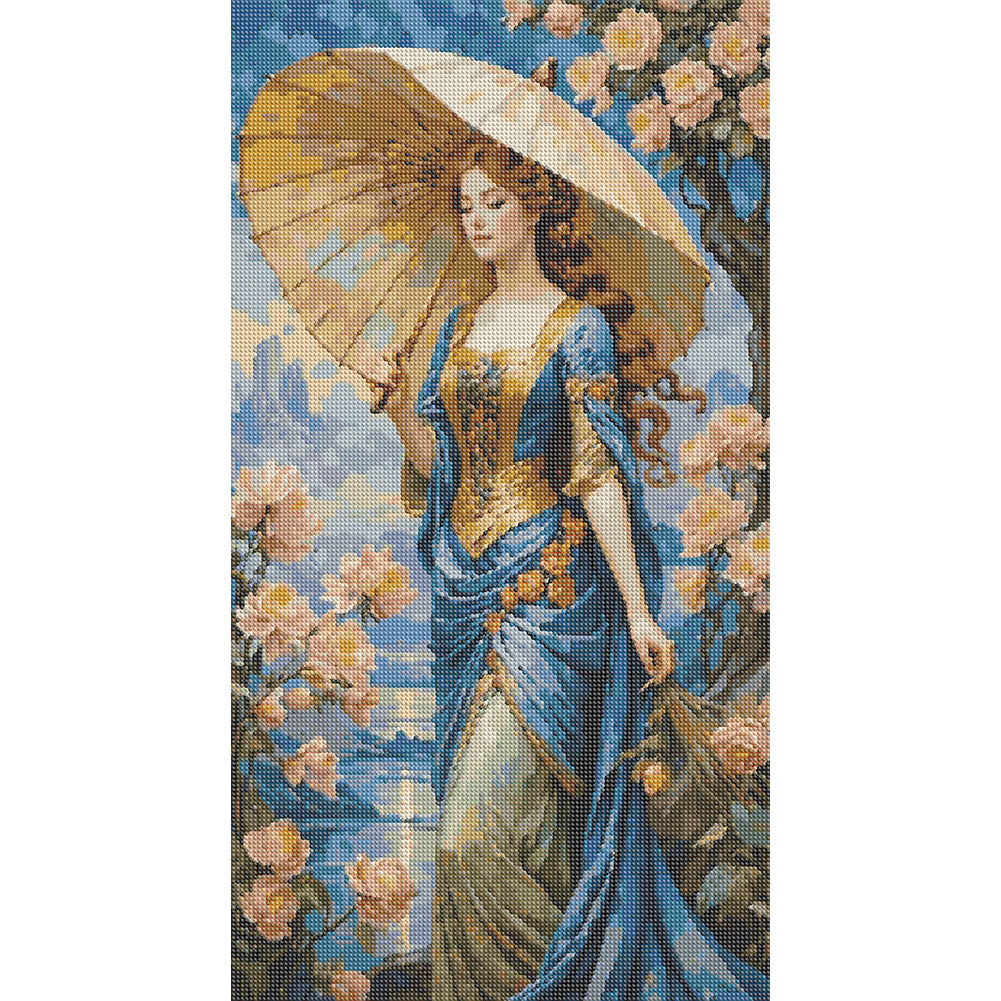 Elegant Goddess - Full Round Drill Diamond Painting 40*70CM