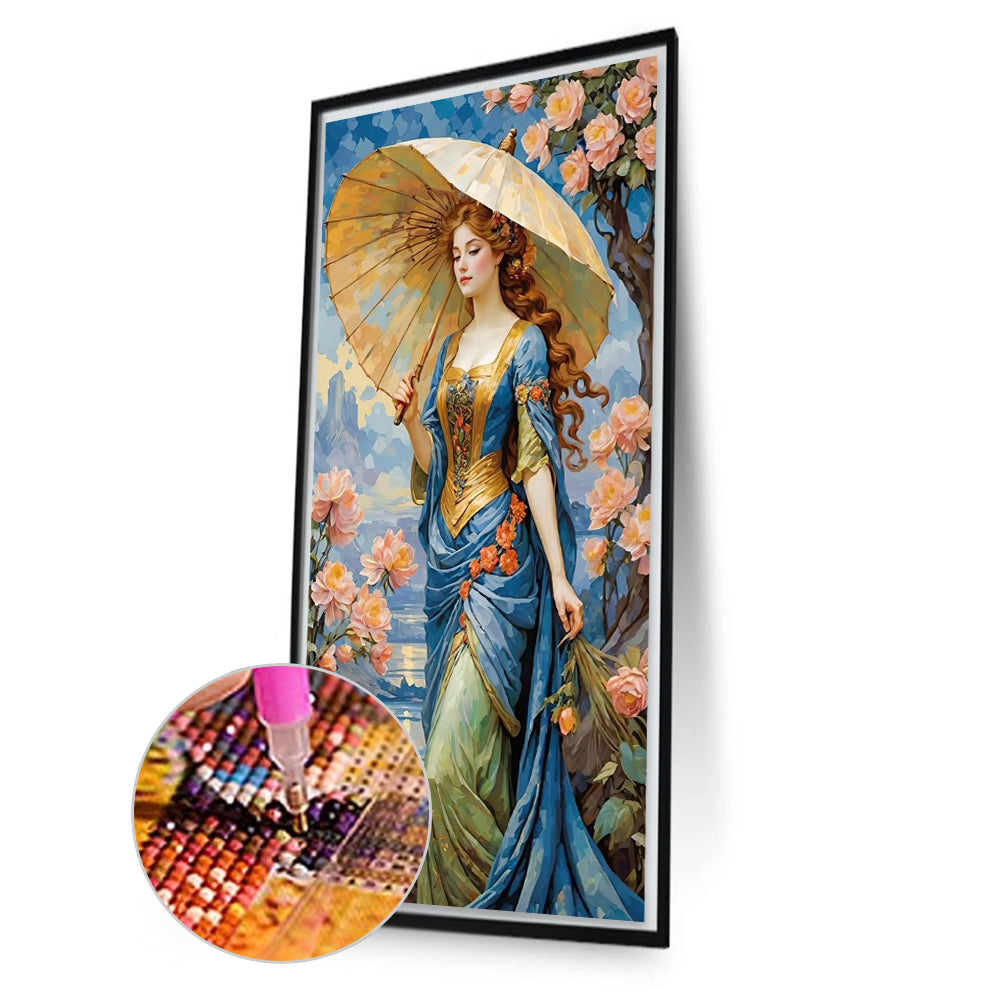 Elegant Goddess - Full Round Drill Diamond Painting 40*70CM