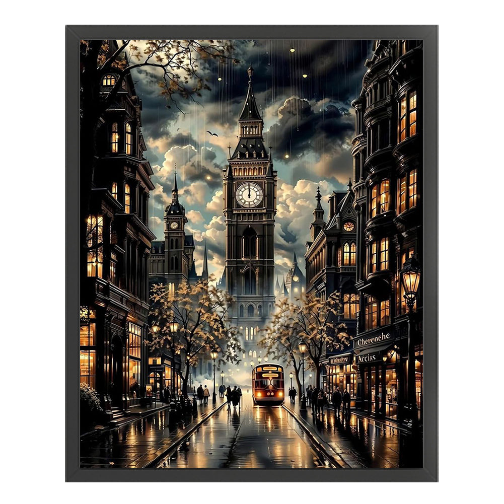 Big Ben - 11CT Stamped Cross Stitch 40*50CM