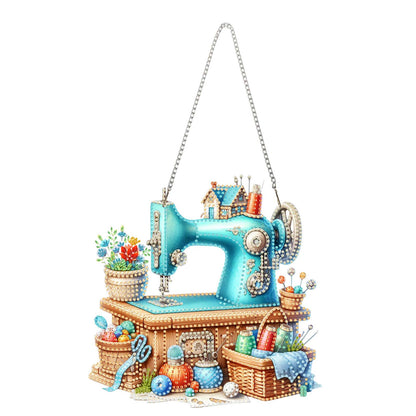 Acrylic Diamond Painting Hanging Pendant Rhinestone Diamond Art Window Pendants