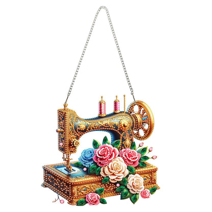 Acrylic Diamond Painting Hanging Pendant Rhinestone Diamond Art Window Pendants