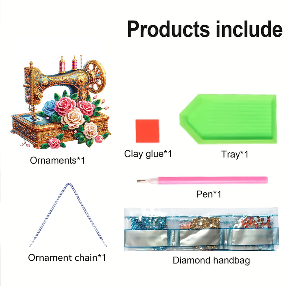 Acrylic Diamond Painting Hanging Pendant Rhinestone Diamond Art Window Pendants