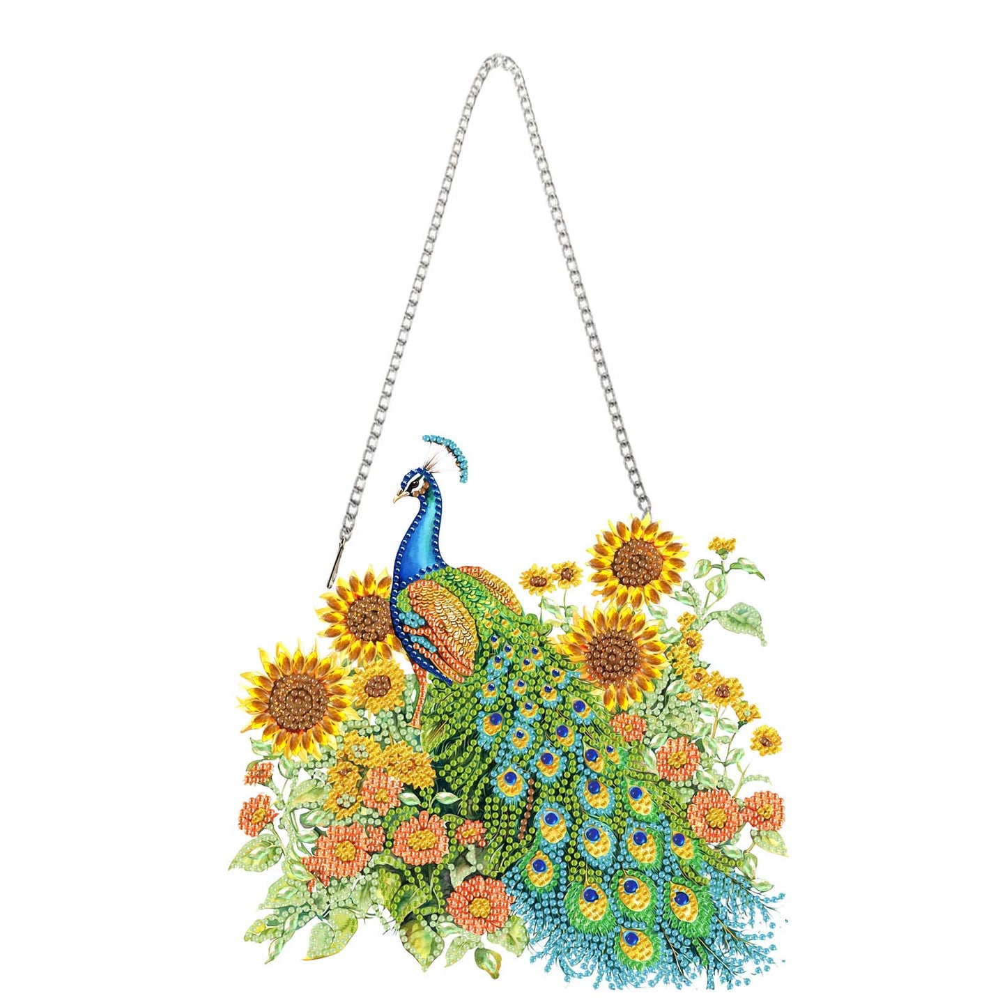 Acrylic Diamond Painting Hanging Pendant Rhinestone Diamond Art Window Pendants