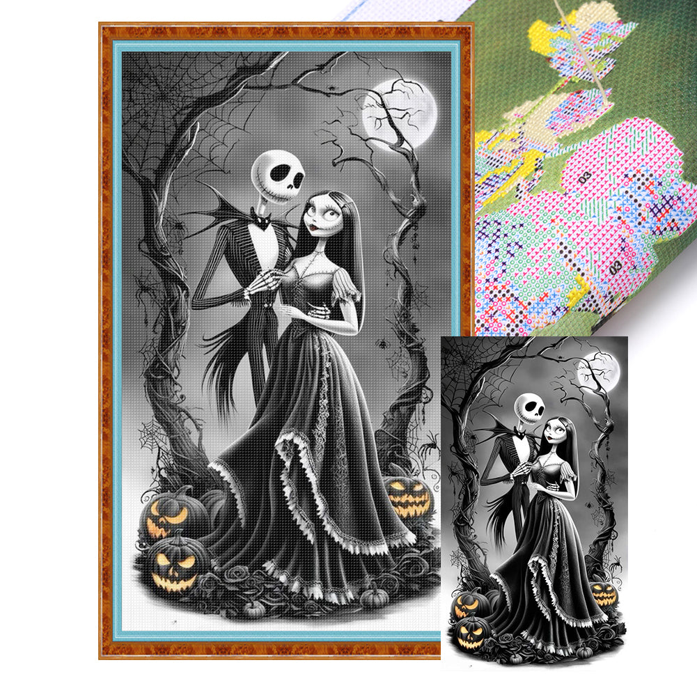 Sally And Jack - 11CT Stamped Cross Stitch 40*70CM