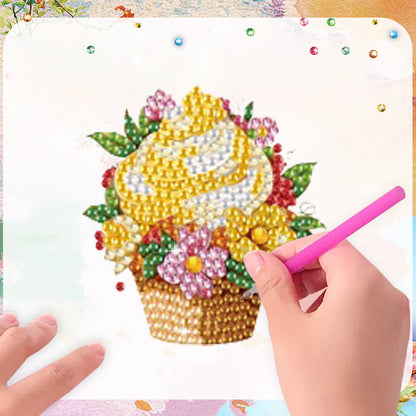 6Pcs Diamond Painting Refrigerator Magnets Diamond Art Kits for Adults Beginners