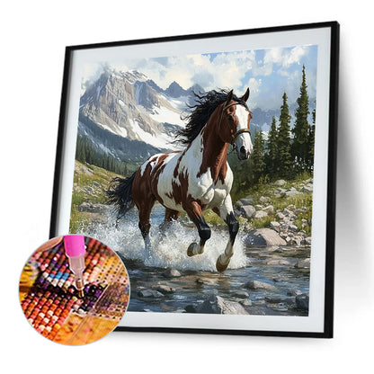 Horse - Full Round Drill Diamond Painting 40*40CM