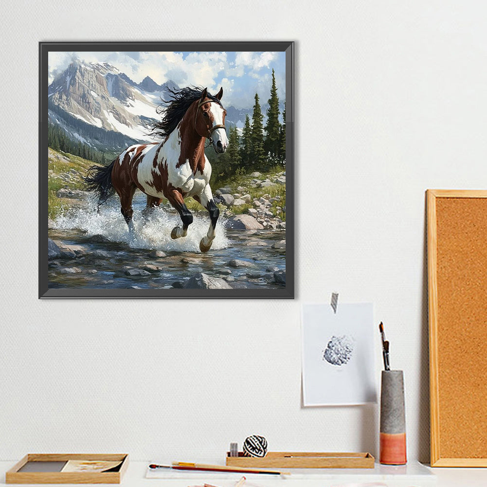 Horse - Full Round Drill Diamond Painting 40*40CM