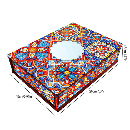 Diamond Painting Storage Box DIY 5D Diamond Painting Jewelry Box for Women Girls