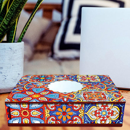 Diamond Painting Storage Box DIY 5D Diamond Painting Jewelry Box for Women Girls