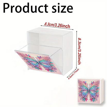 Wall Mounted Love Diamond Painting Storage Box Storage Case for Adults Beginners